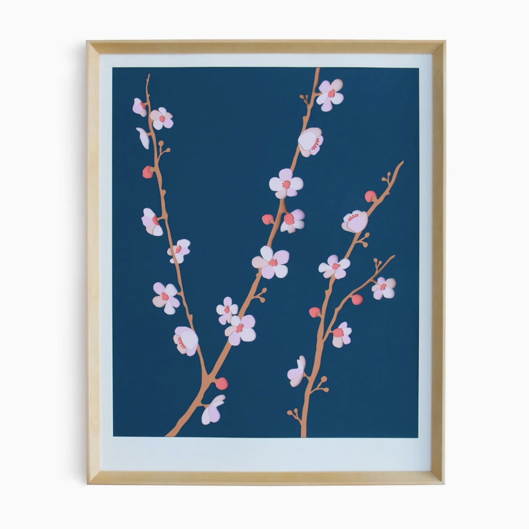 Teal Cherry Blossom Framed Papercut – Salt & Sundry Teal Cherry Blossom Framed Papercut – Salt & Sundry