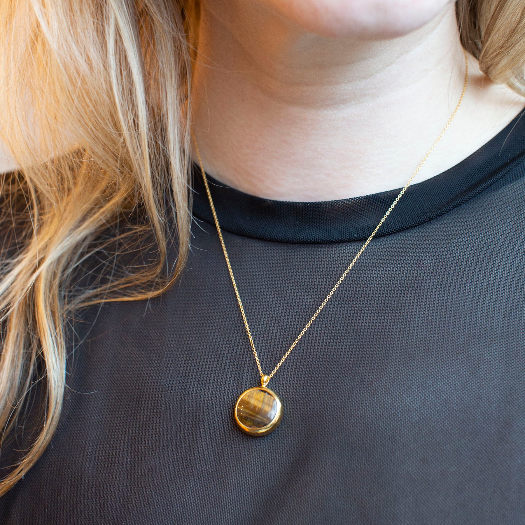 chigo EYE Necklace & pierce チーゴ Sardinia Tiger's Eye Necklace – Salt & Sundry