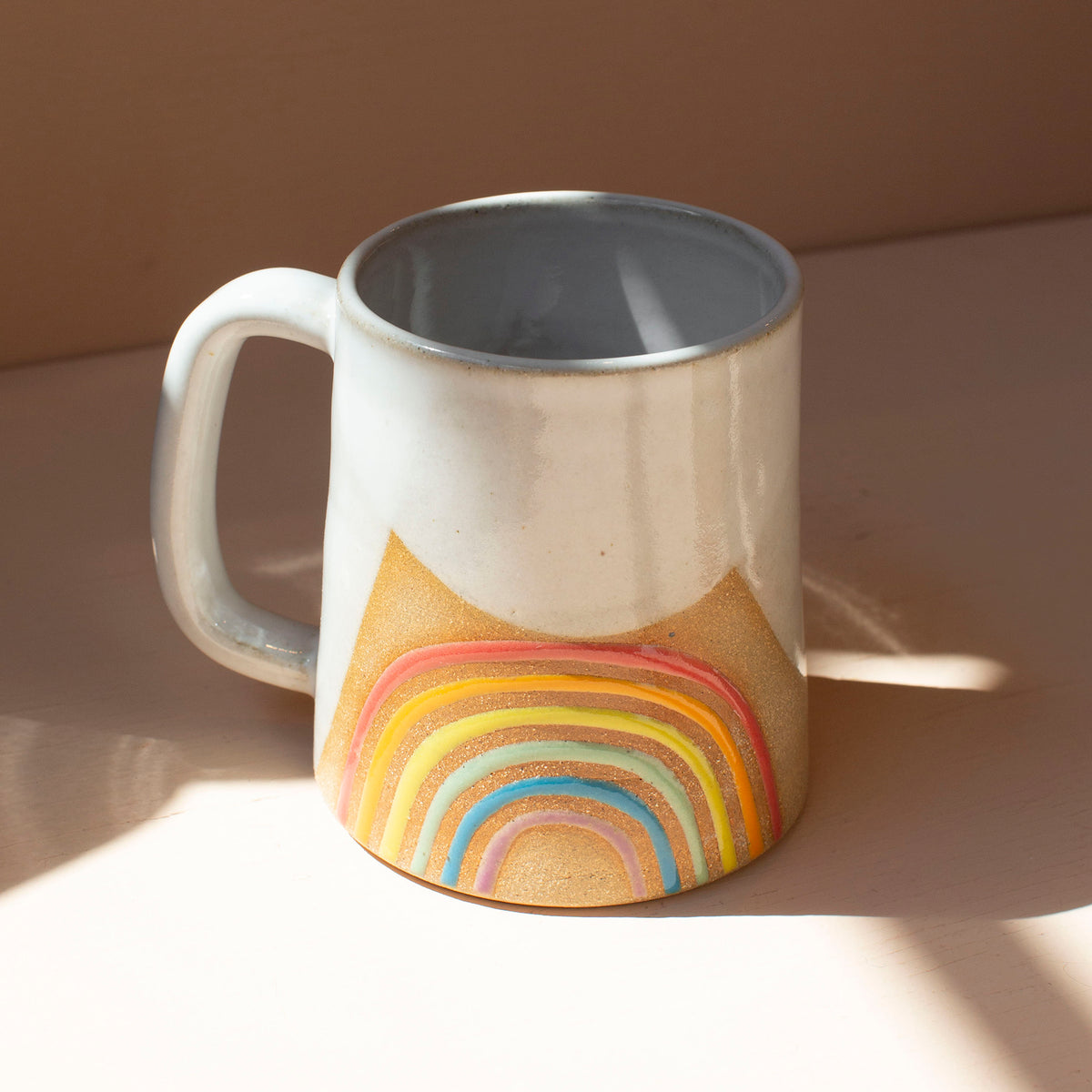 Rainbow Handmade Mug