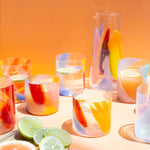 Tall Tutti Frutti Glass