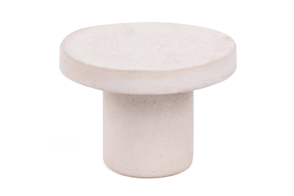 Ivory Concrete Candle Holder
