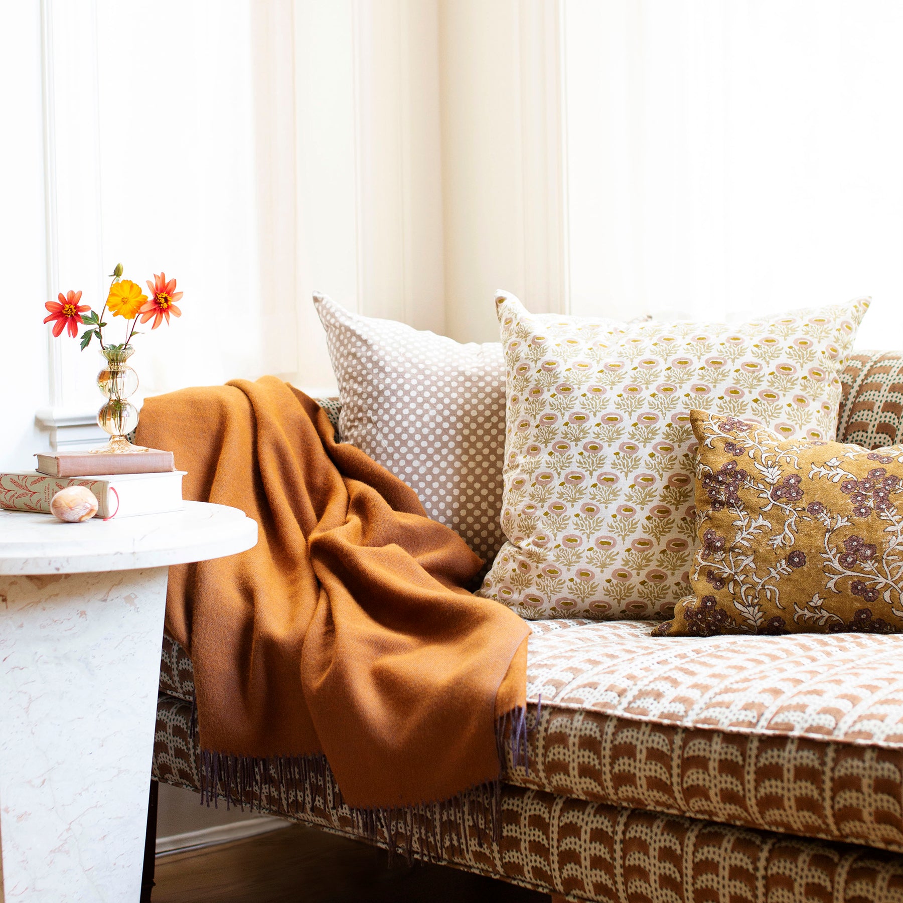 Soil to Studio Rumi Linen Pillowcase - Thumbnail 4