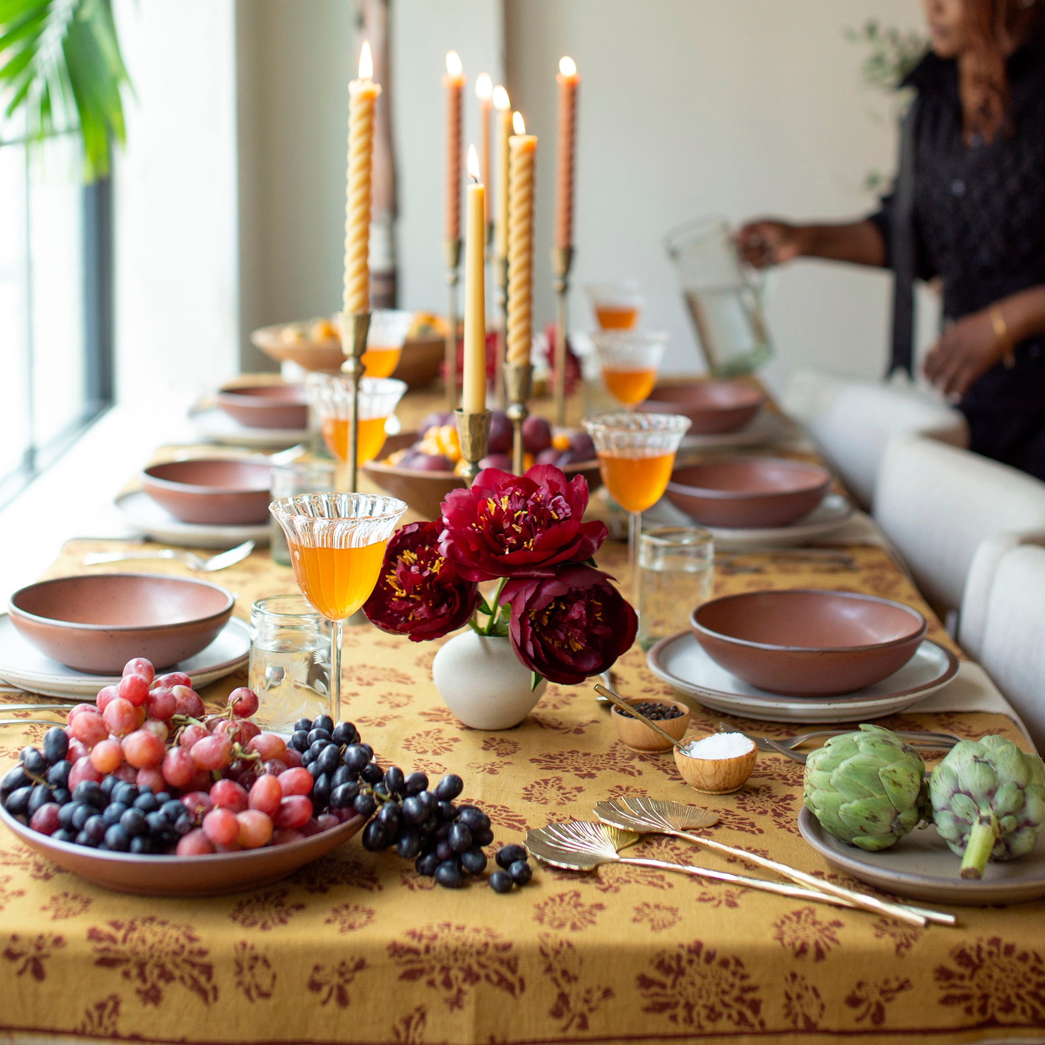 Salt & Sundry Marigold Tablecloth - Thumbnail 2