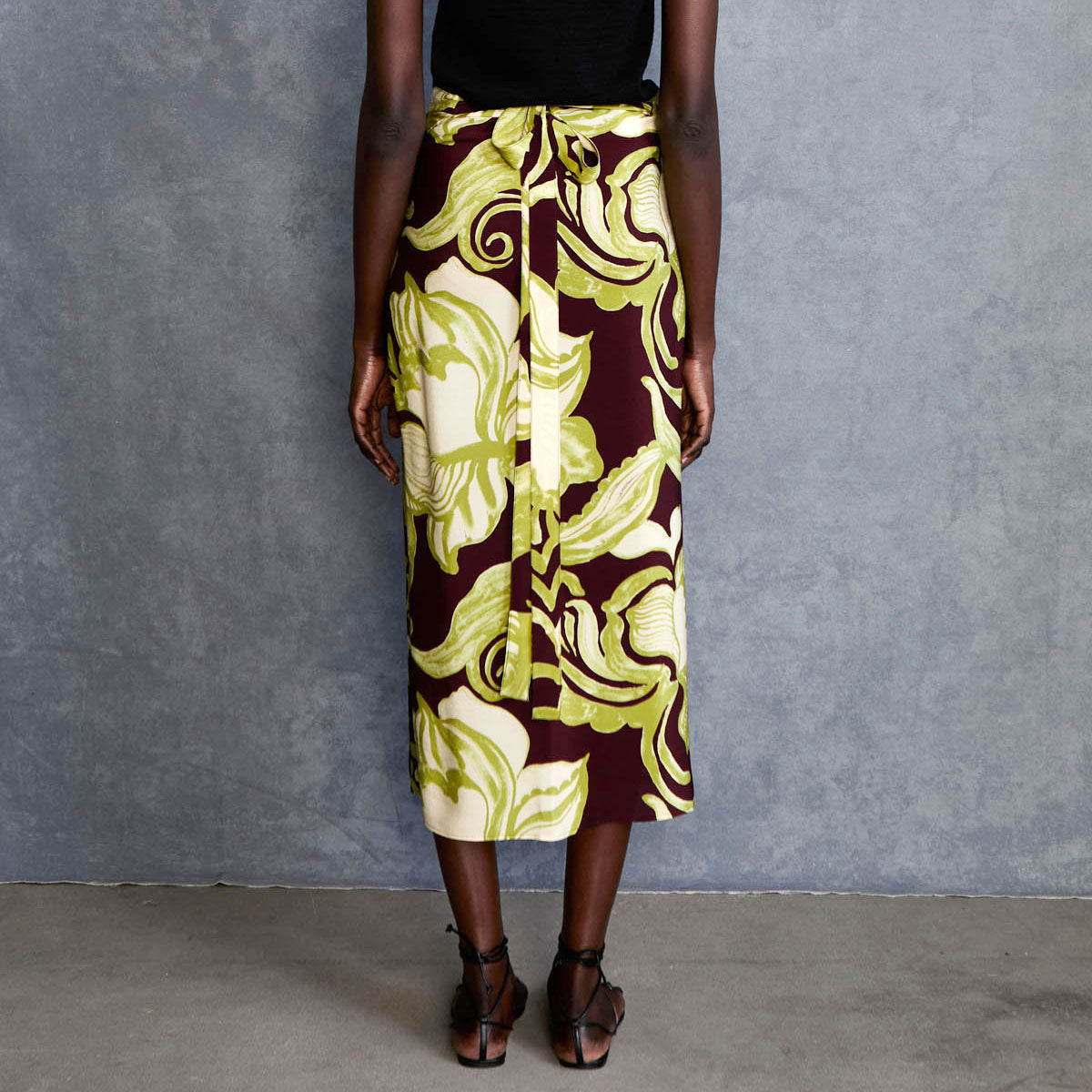 Hibiscus Silk Wrap Skirt – Salt & Sundry