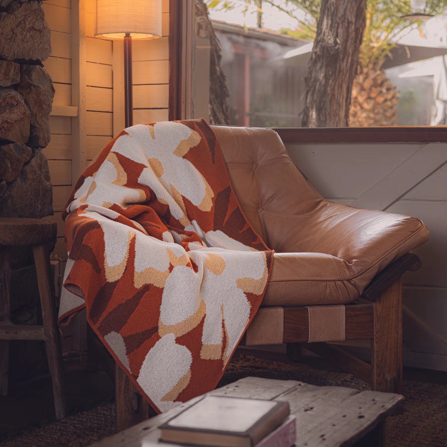 Desert Flower Recycled Cotton Throw - Thumbnail 4