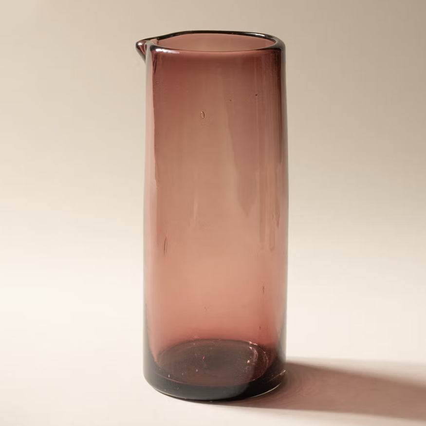 Amethyst Handblown Pitcher