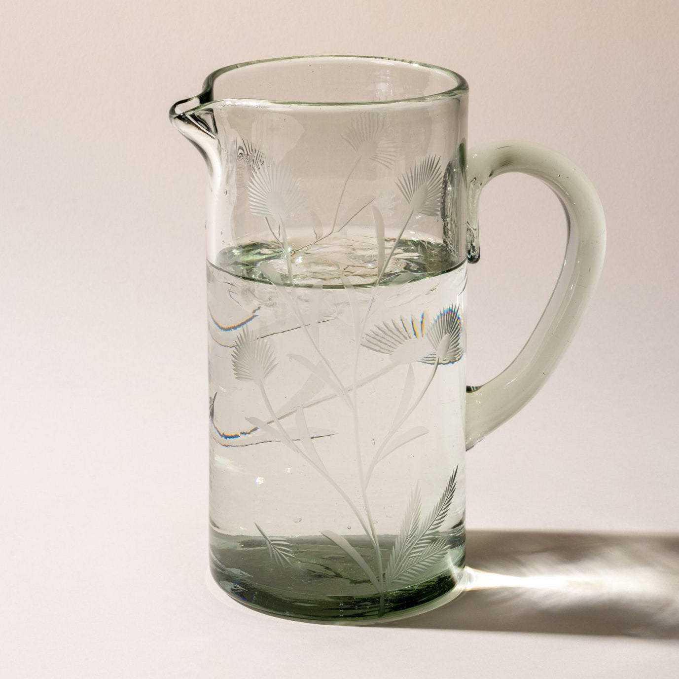 Thistle Etched Pitcher - Thumbnail 3