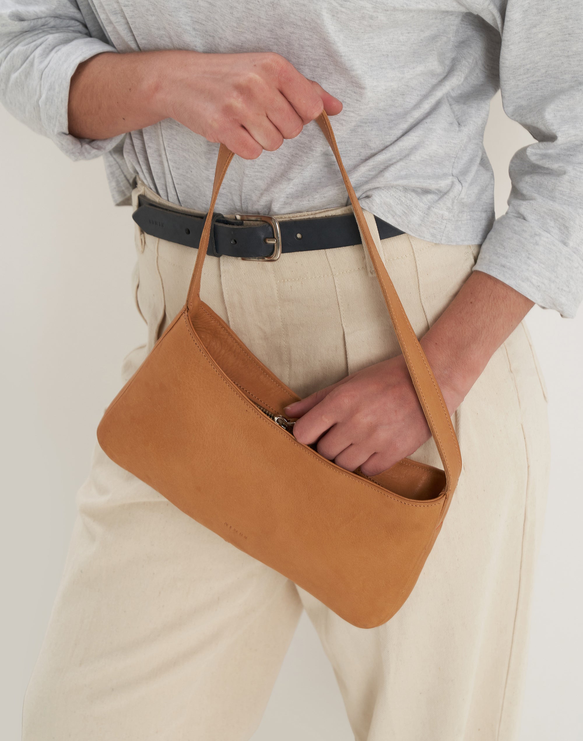 Leather Pat Shoulder Bag – Salt & Sundry