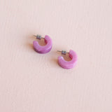 Muse Hoops in Orchid