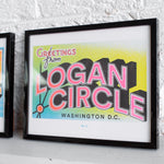 Greetings from Logan Circle Print