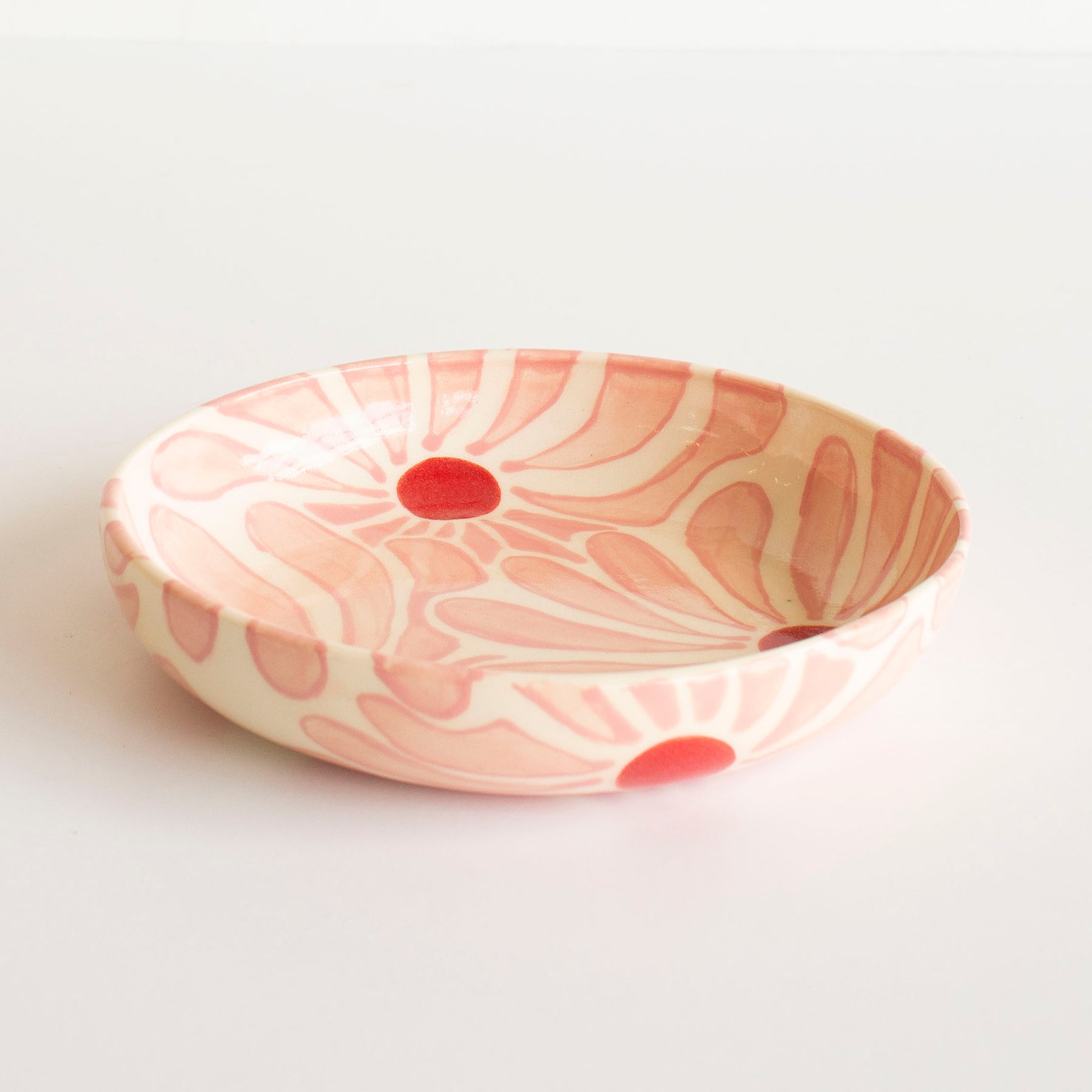 Retro Flower Pasta Bowl