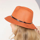 Terracotta Fedora Hat