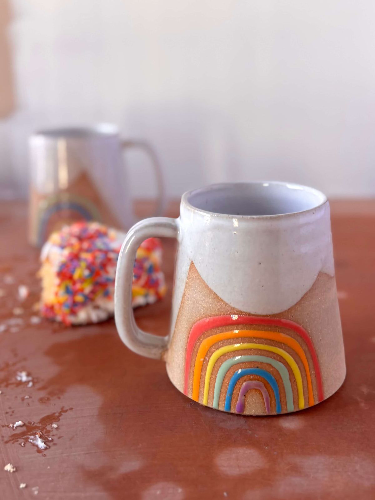 Rainbow Handmade Mug