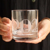 202 Etched Rocks Glass