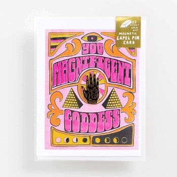 Goddess Card + Mystic Hand Pin