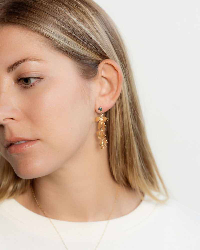Jade Narcissa Earrings