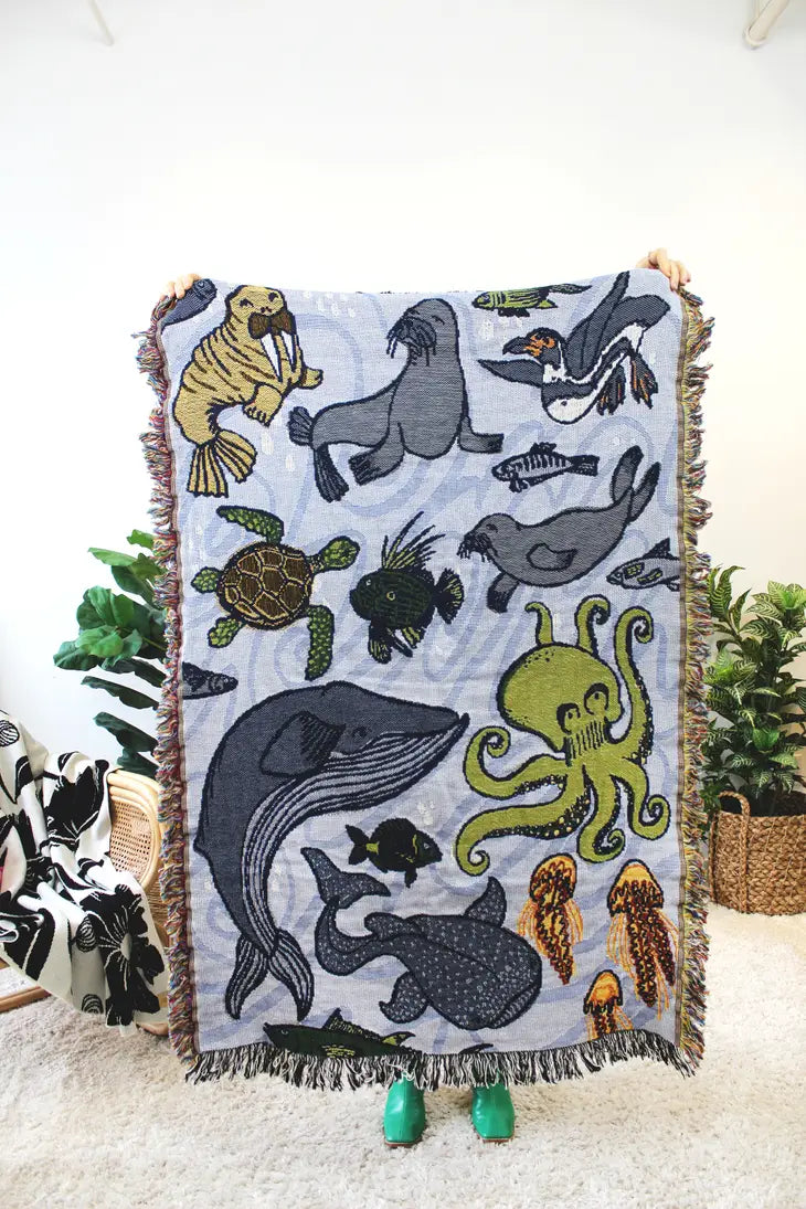 Sea Life Mini Throw – Salt & Sundry