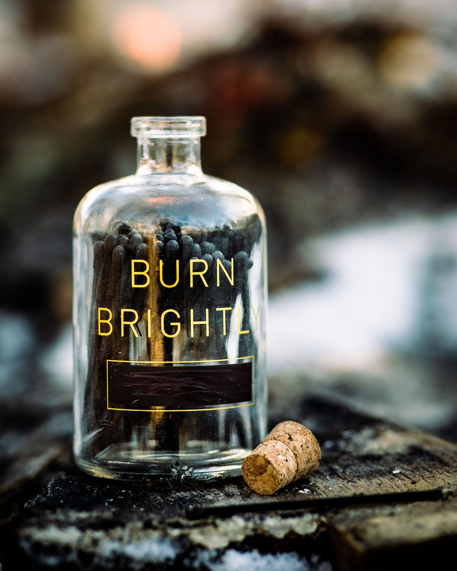 Burn Brightly Match Bottle – Salt & Sundry