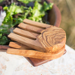 Olive Wood Salad Hands