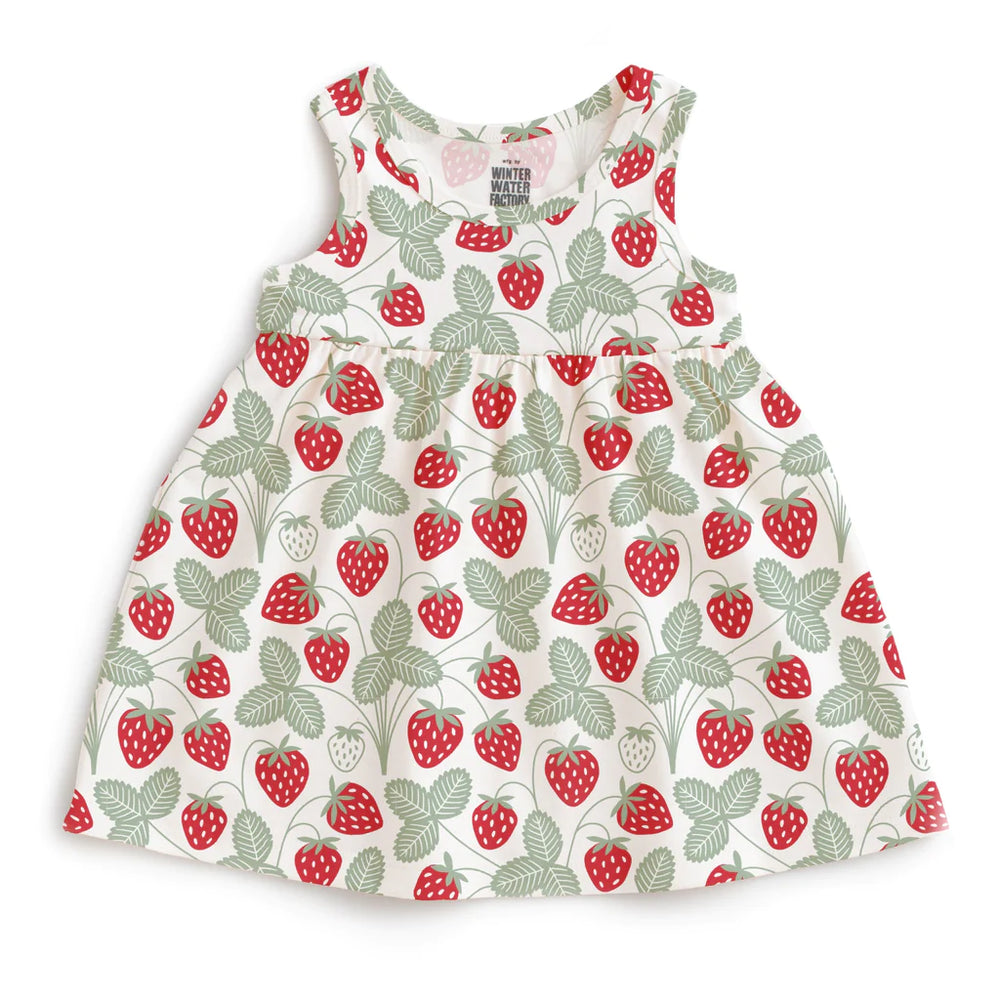 Baby Dress in Strawberries