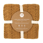 Cinnamon Crocheted Baby Blanket