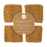 Cinnamon Crocheted Baby Blanket