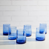 Blue Moroccan Glass, Set of 6