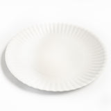 White Melamine Plates, Set of 4