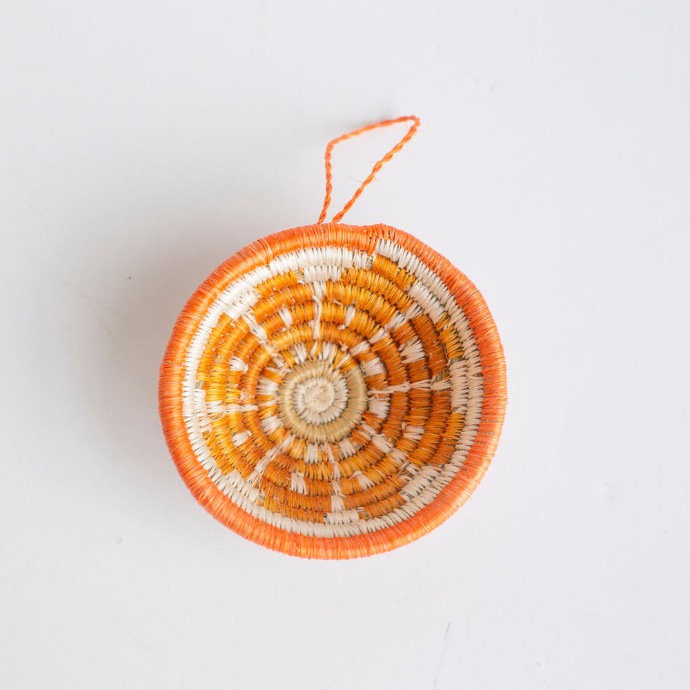 Orange Basket Ornament