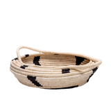 Black Spotted Handwoven Basket