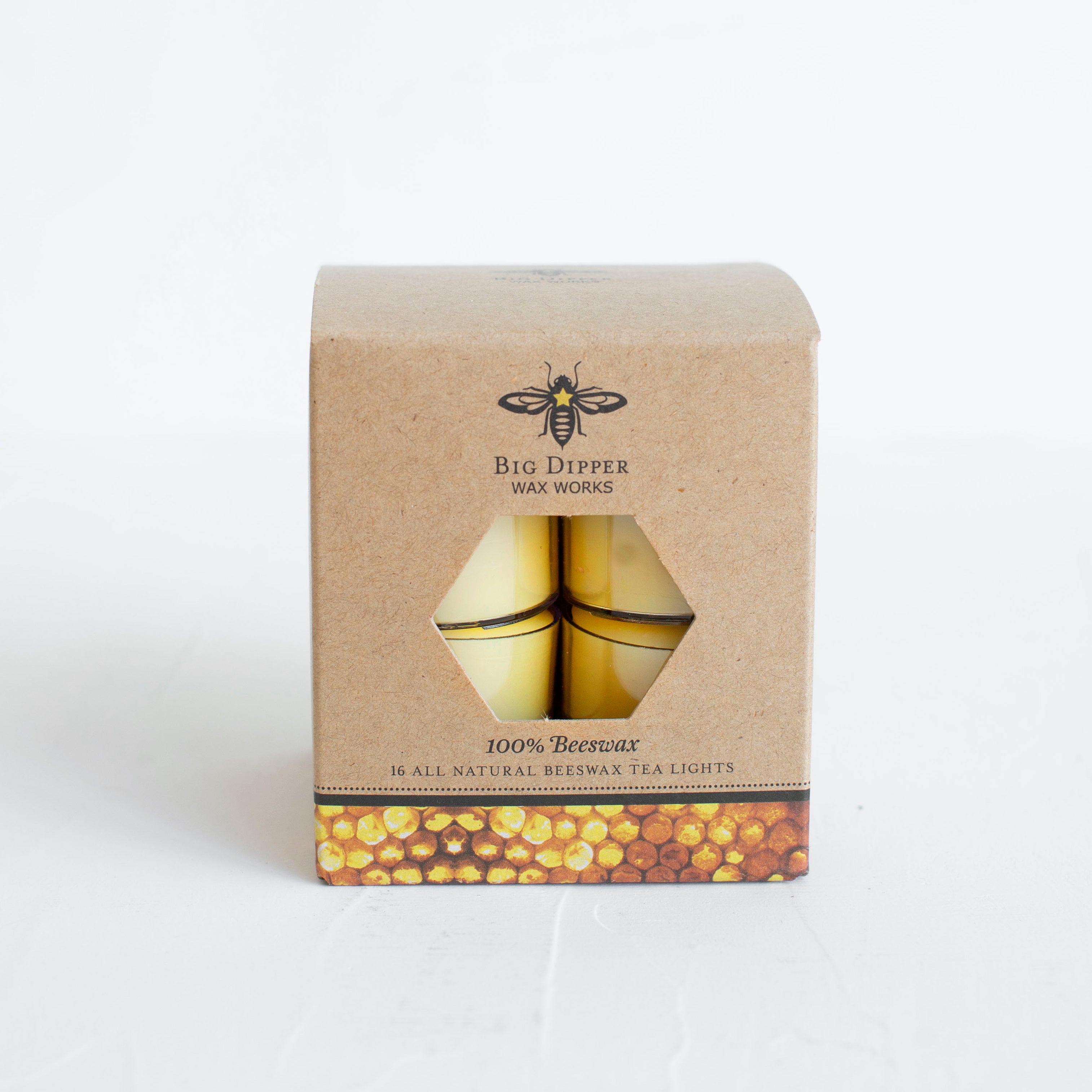 Big Dipper Wax Works Beeswax Tealight Candles - Thumbnail 2