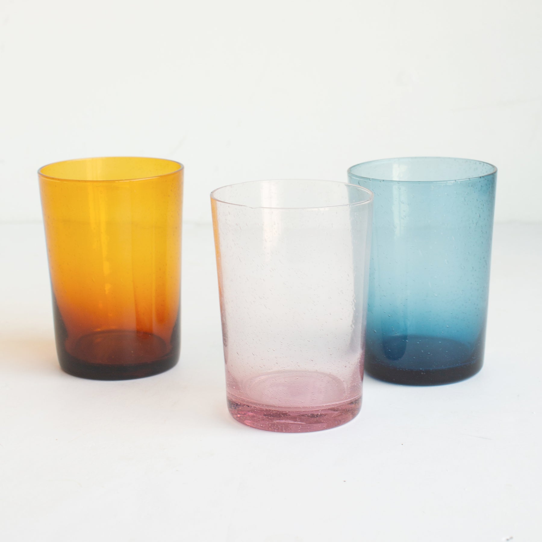 Bubble Recycled Drinking Glasses