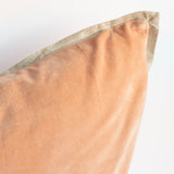 Nude Velvet Linen Pillow