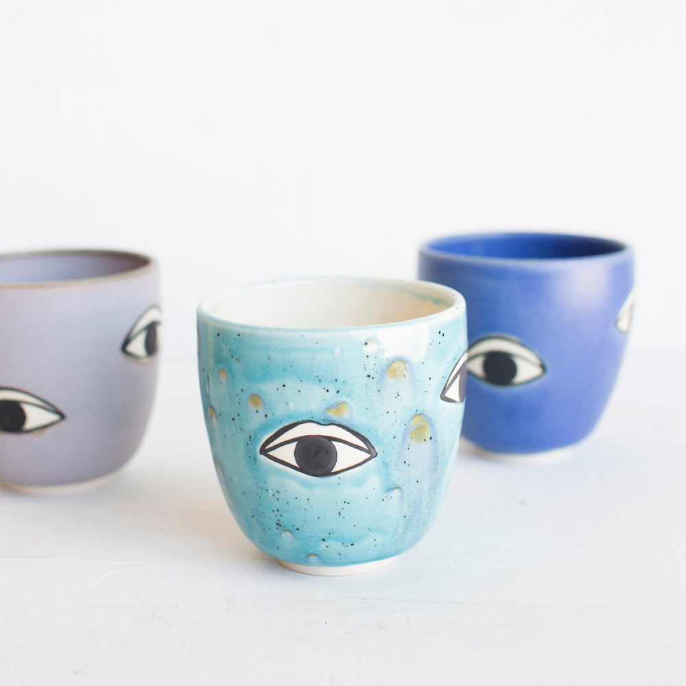 Many Eyes Cup in Lapis