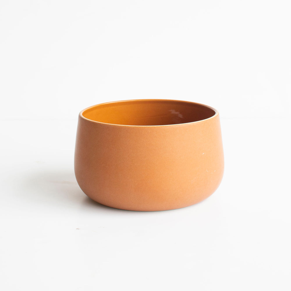 Small Stoneware Serving Bowl in Terracotta