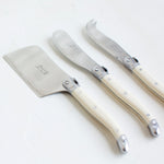 Laguiole Ivory Cheese Knife Set
