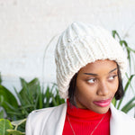 Roving Wool Hat in Ivory