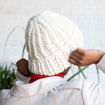Roving Wool Hat in Ivory