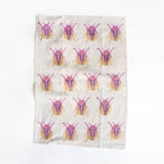 Scarabs Linen Tea Towel