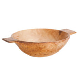Wood Bowl with Handles