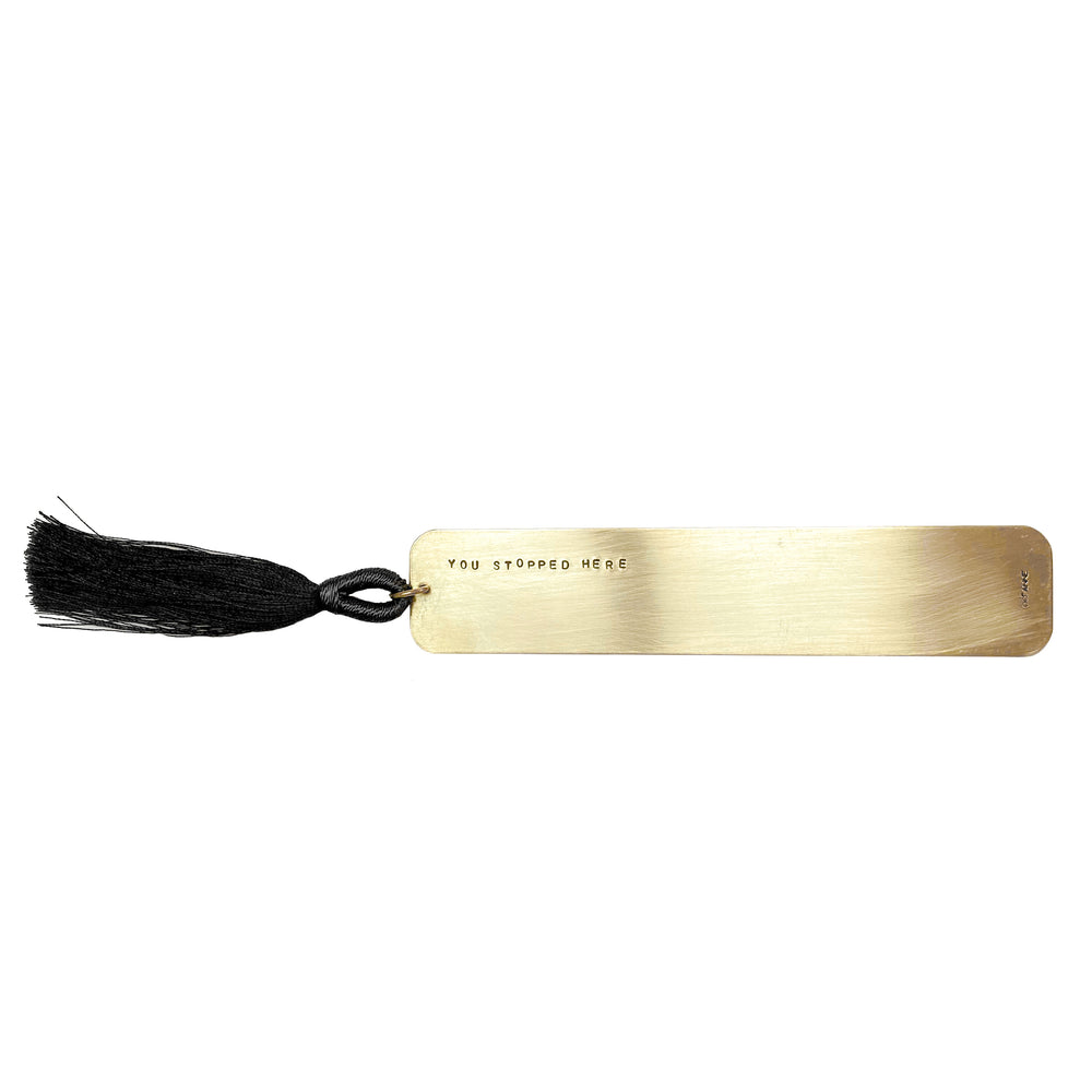 Stamped Gold Bookmarks