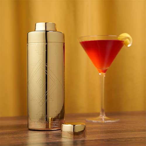 Art Deco Cocktail Shaker – Salt & Sundry