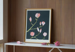 Forest Magnolia Blossoms Framed Print