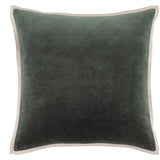 Everglade Velvet Linen Pillow