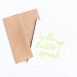 Hello Little Sprout Card