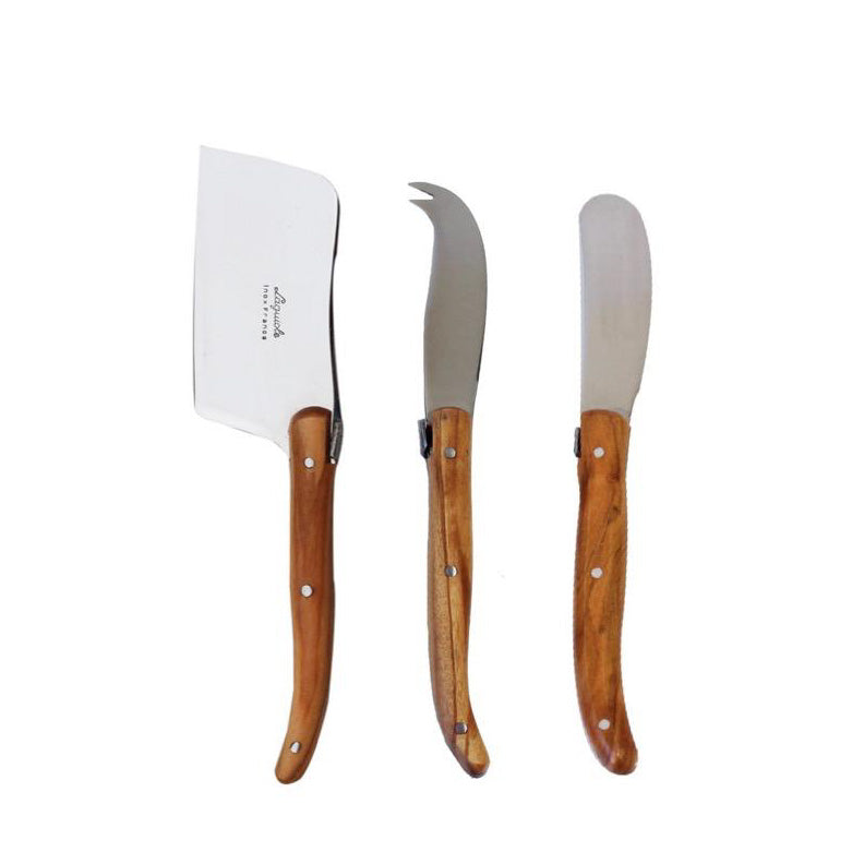 Laguiole Olivewood Cheese Knife Set - Thumbnail 2