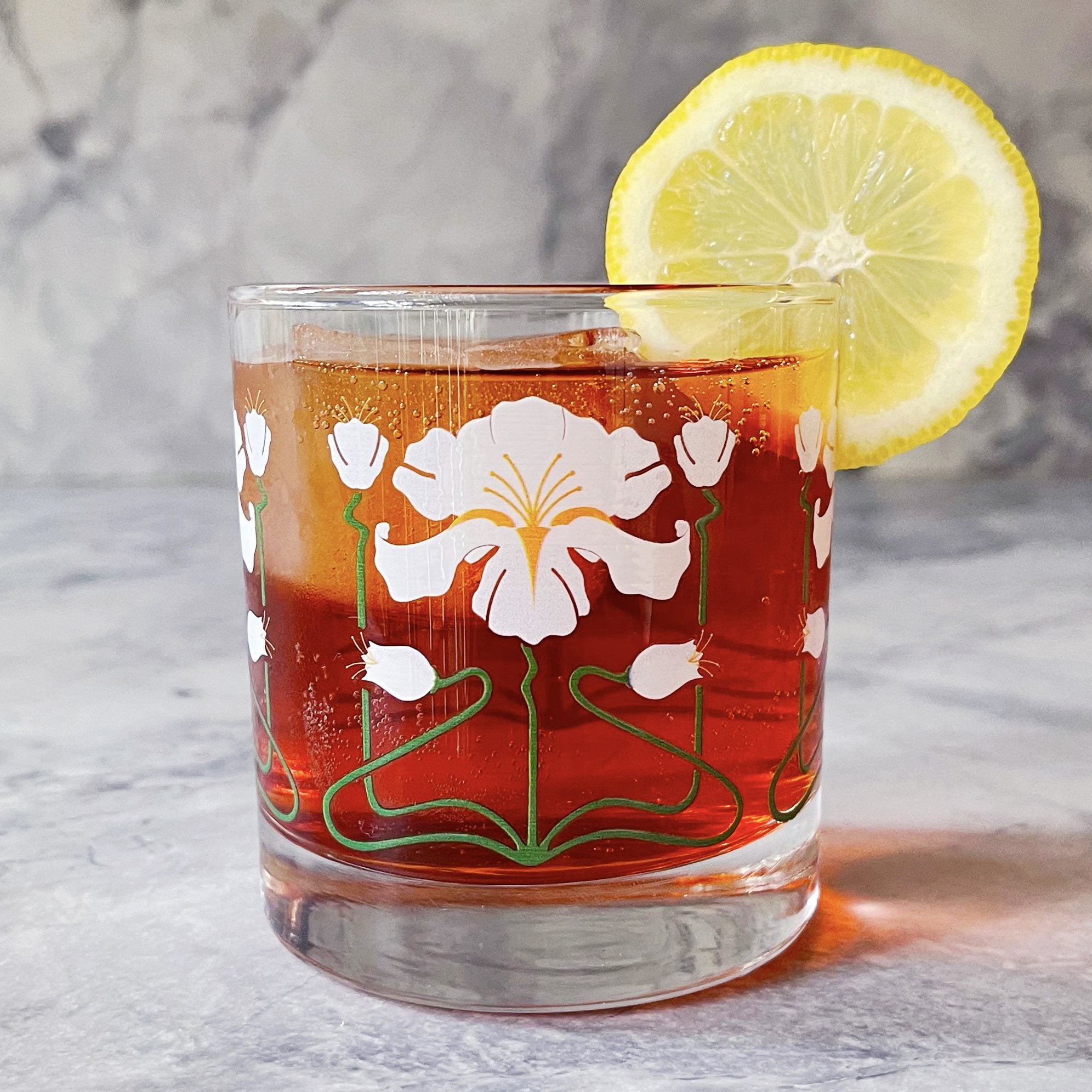 Salt & Sundry Iris Rocks Glass